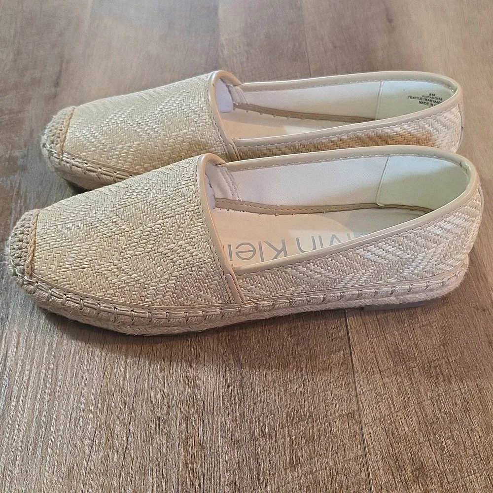 Calvin Klein Padona Espadrille Loafers. Size 8
